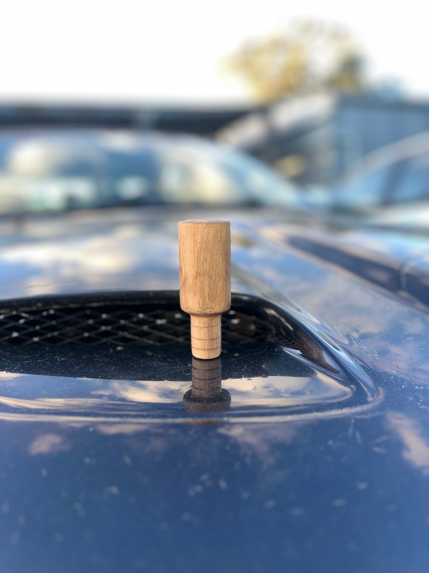 Hand Carved 4 inch Wooden Sports Shift Knob